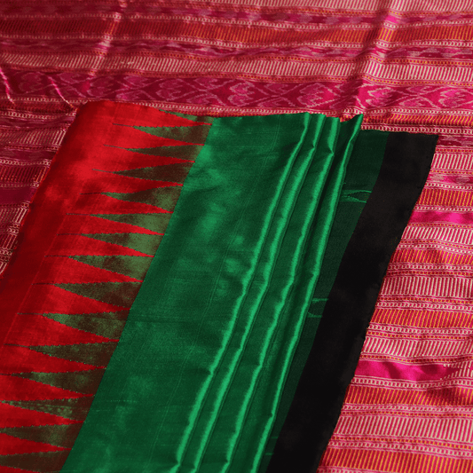 Handloom Sambalpuri Ikkat Silk Saree Handloom Saree_Sambalpuri Silk Priyadarshini Handloom