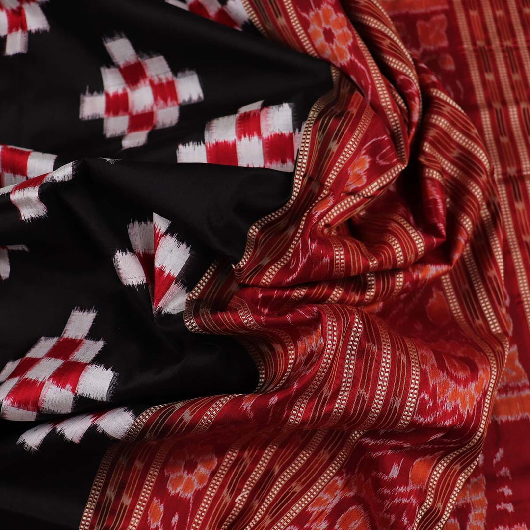 Handloom Sambalpuri Ikkat Silk Saree Handloom Saree_Sambalpuri Silk Priyadarshini Handloom