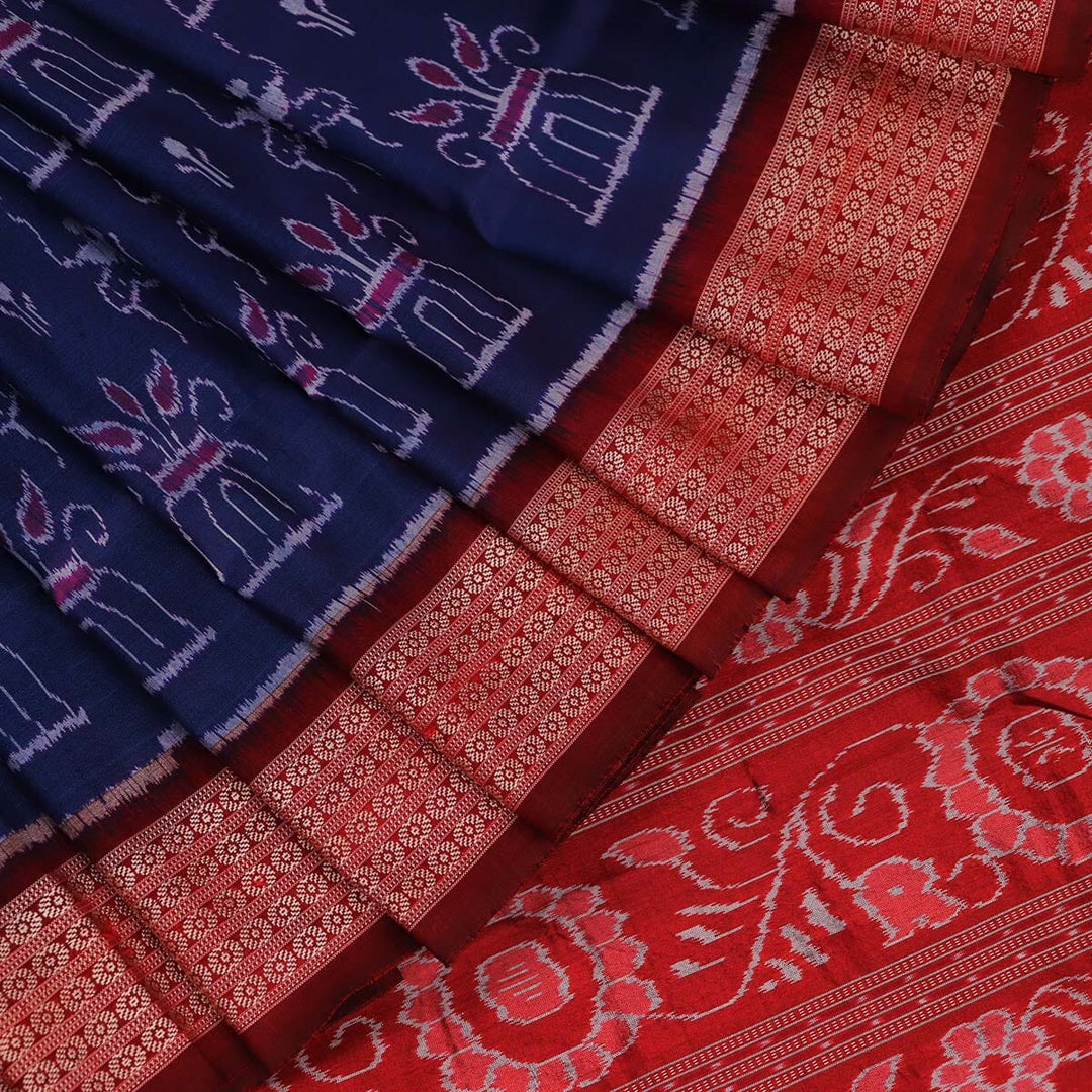 Handloom Sambalpuri Ikkat Silk Saree Handloom Saree_Sambalpuri Silk Priyadarshini Handloom
