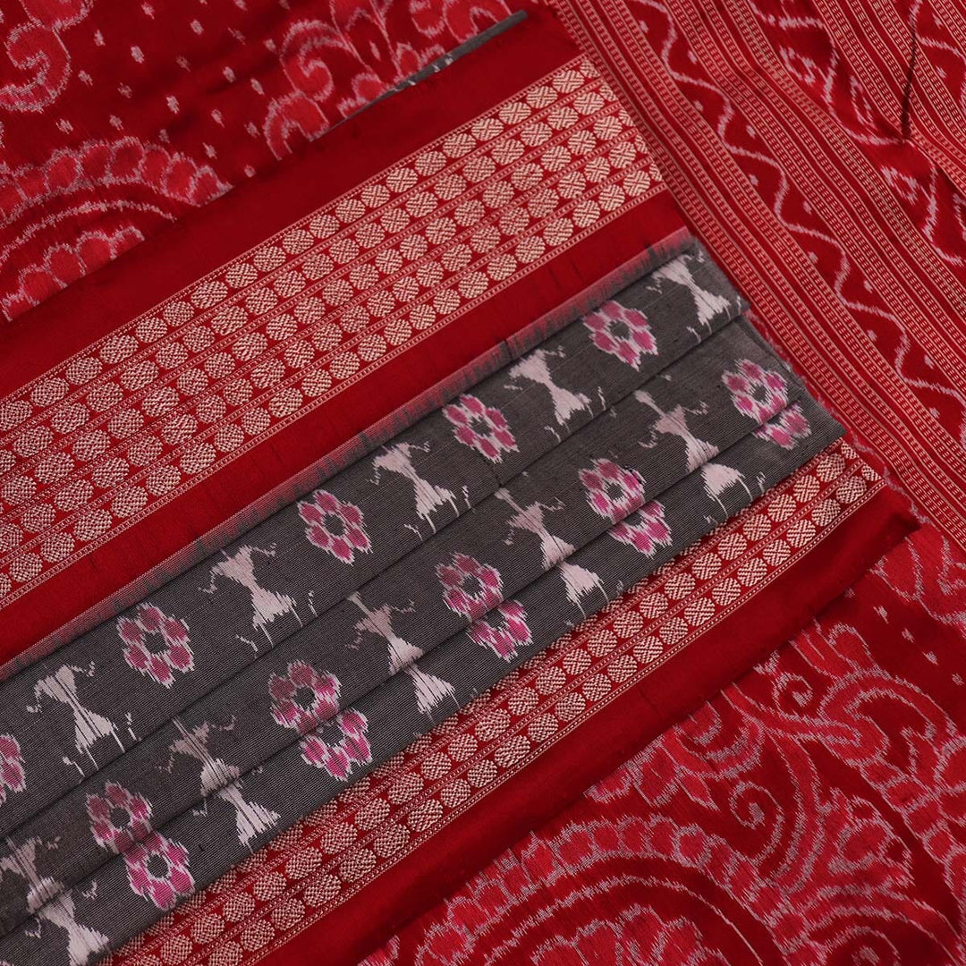 Handloom Sambalpuri Ikkat Silk Saree Handloom Saree_Sambalpuri Silk Priyadarshini Handloom