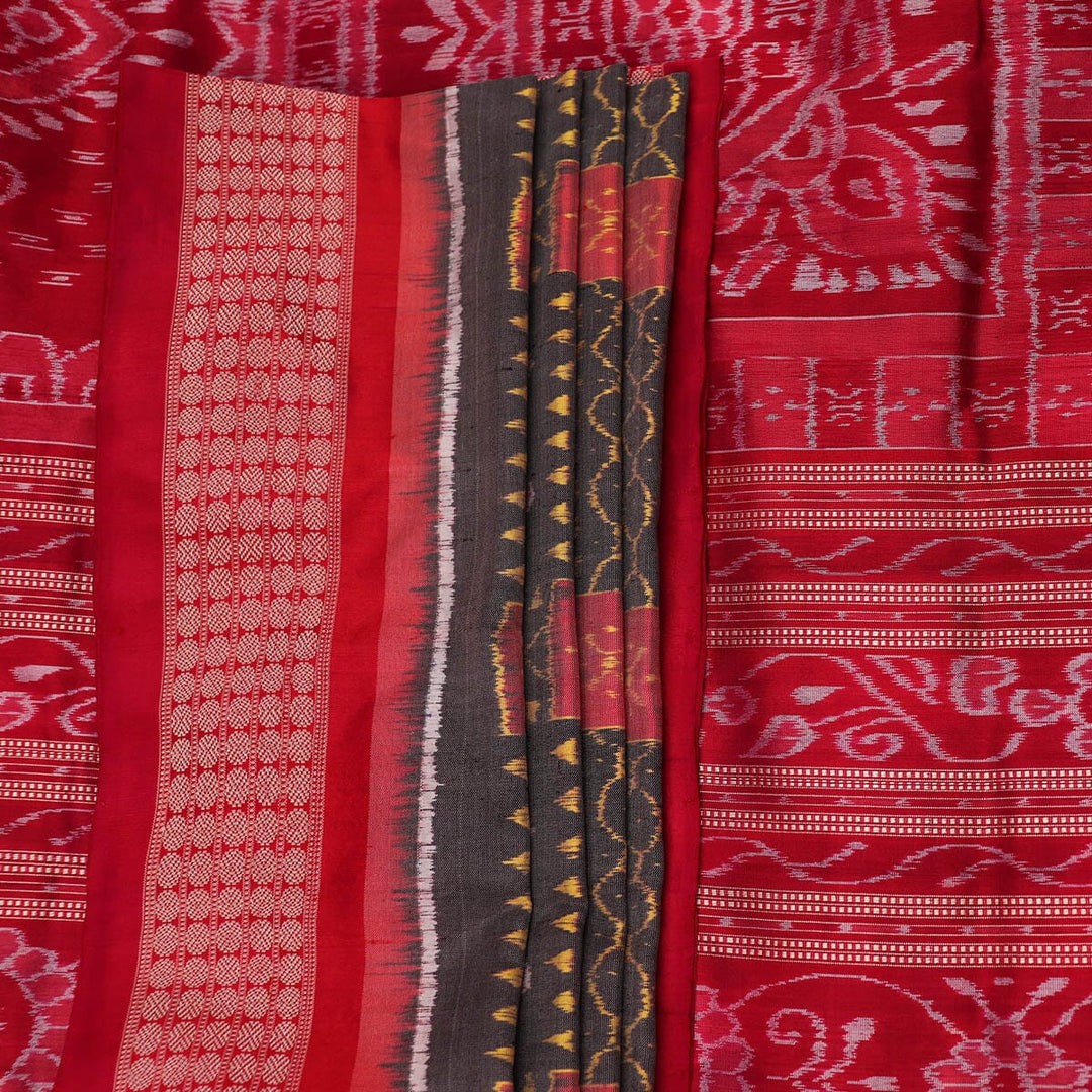 Handloom Sambalpuri Ikkat Silk Saree Handloom Saree_Sambalpuri Silk Priyadarshini Handloom