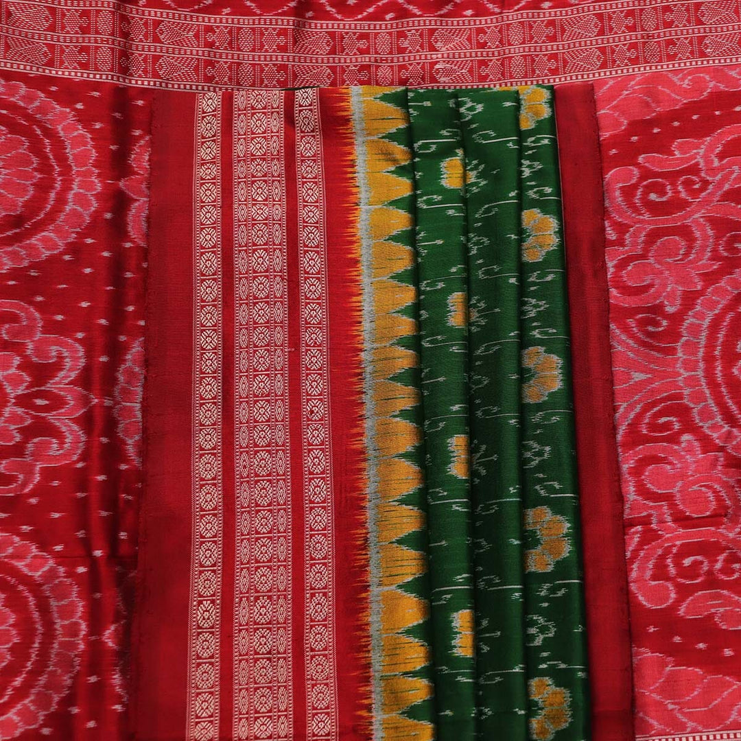 Handloom Sambalpuri Ikkat Silk Saree Handloom Saree_Sambalpuri Silk Priyadarshini Handloom
