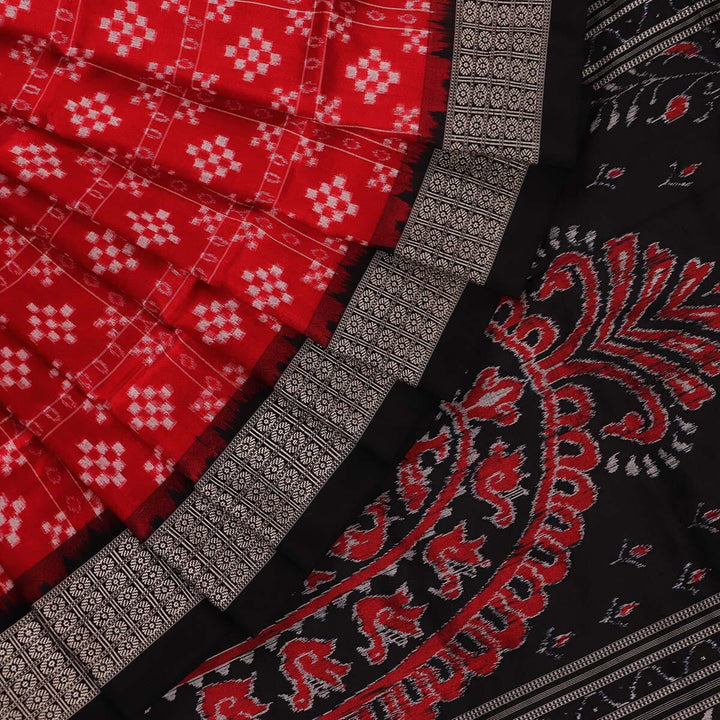 Handloom Sambalpuri Ikkat Silk Saree Handloom Saree_Sambalpuri Silk Priyadarshini Handloom