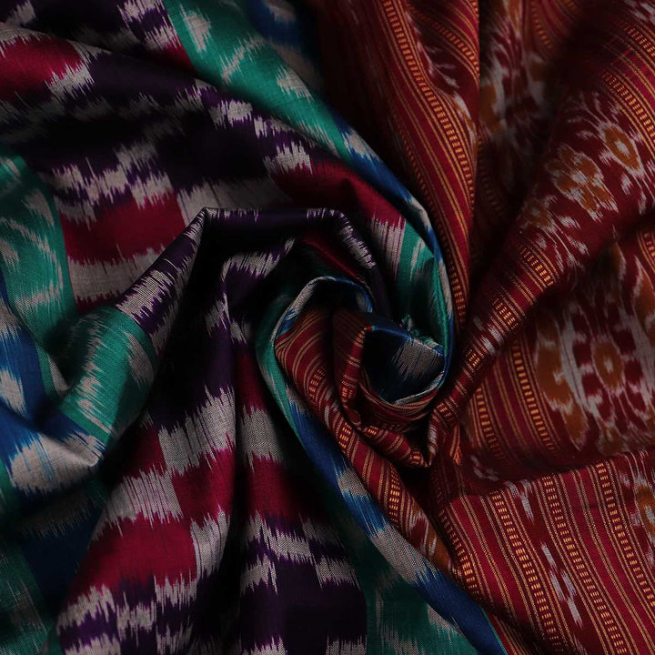 Handloom Sambalpuri Ikkat Silk Saree Handloom Saree_Sambalpuri Silk Priyadarshini Handloom