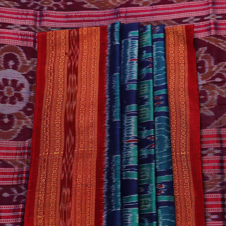 Handloom Sambalpuri Ikkat Silk Saree Handloom Saree_Sambalpuri Silk Priyadarshini Handloom