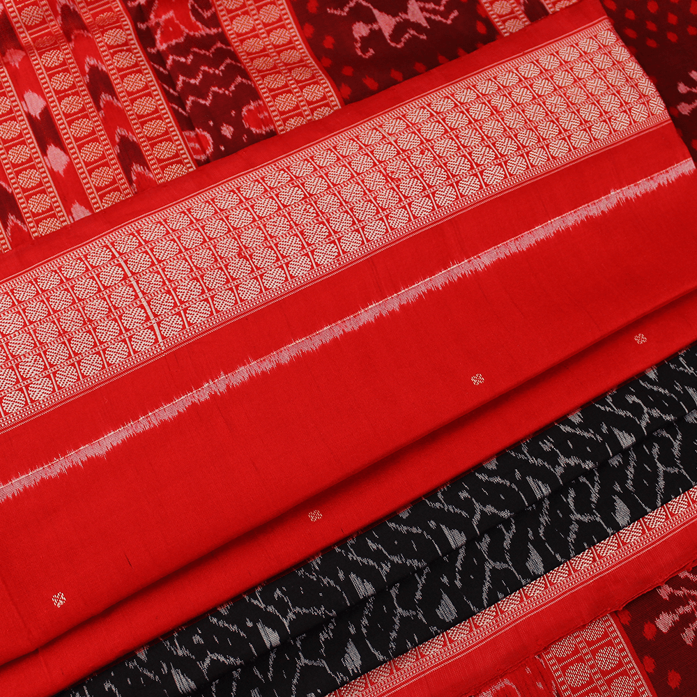 Handloom Sambalpuri Ikkat Silk Saree Handloom Saree_Sambalpuri Silk Priyadarshini Handloom
