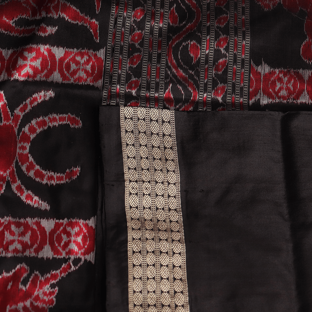 Handloom Sambalpuri Ikkat Silk Saree Handloom Saree_Sambalpuri Silk Priyadarshini Handloom