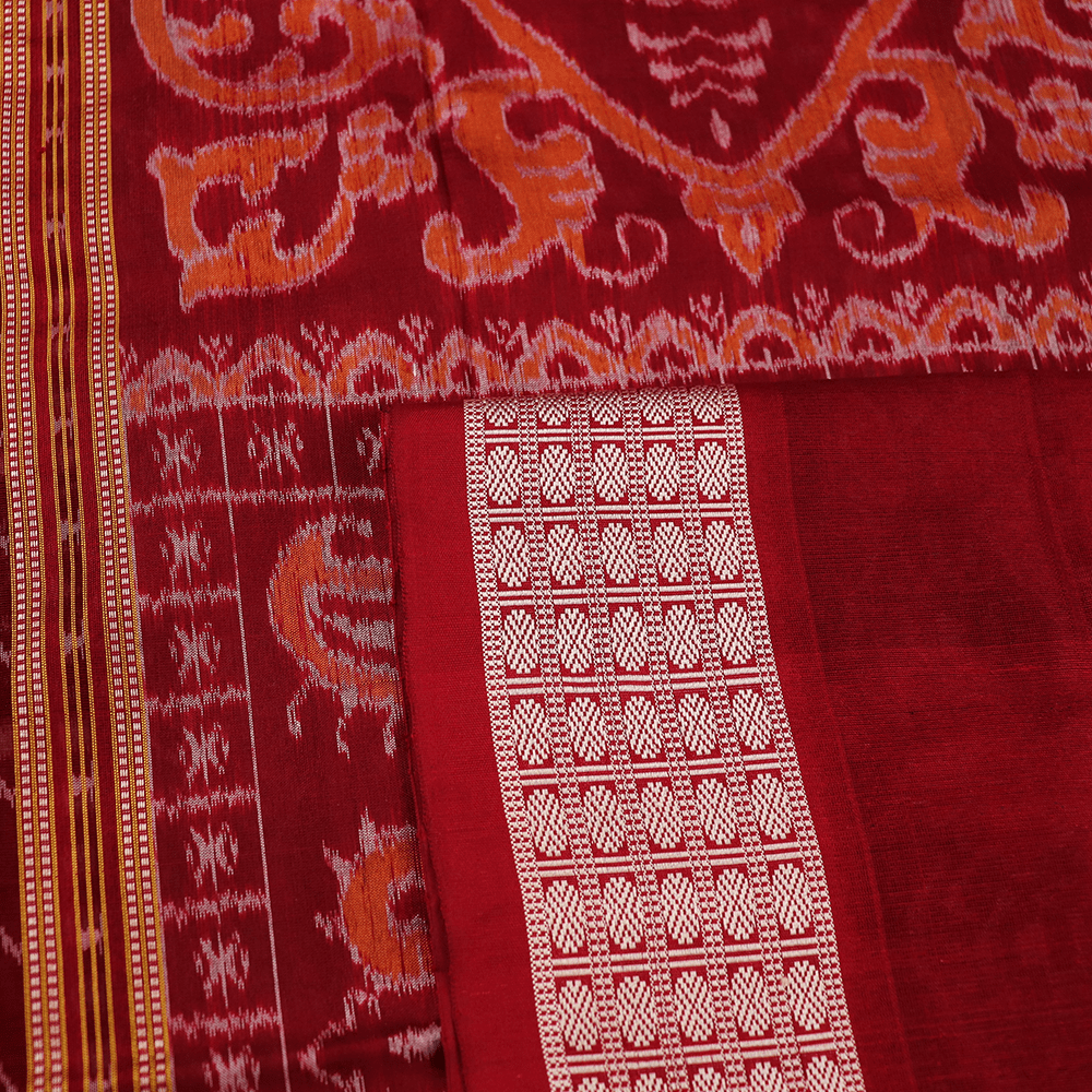Handloom Sambalpuri Ikkat Silk Saree Handloom Saree_Sambalpuri Silk Priyadarshini Handloom