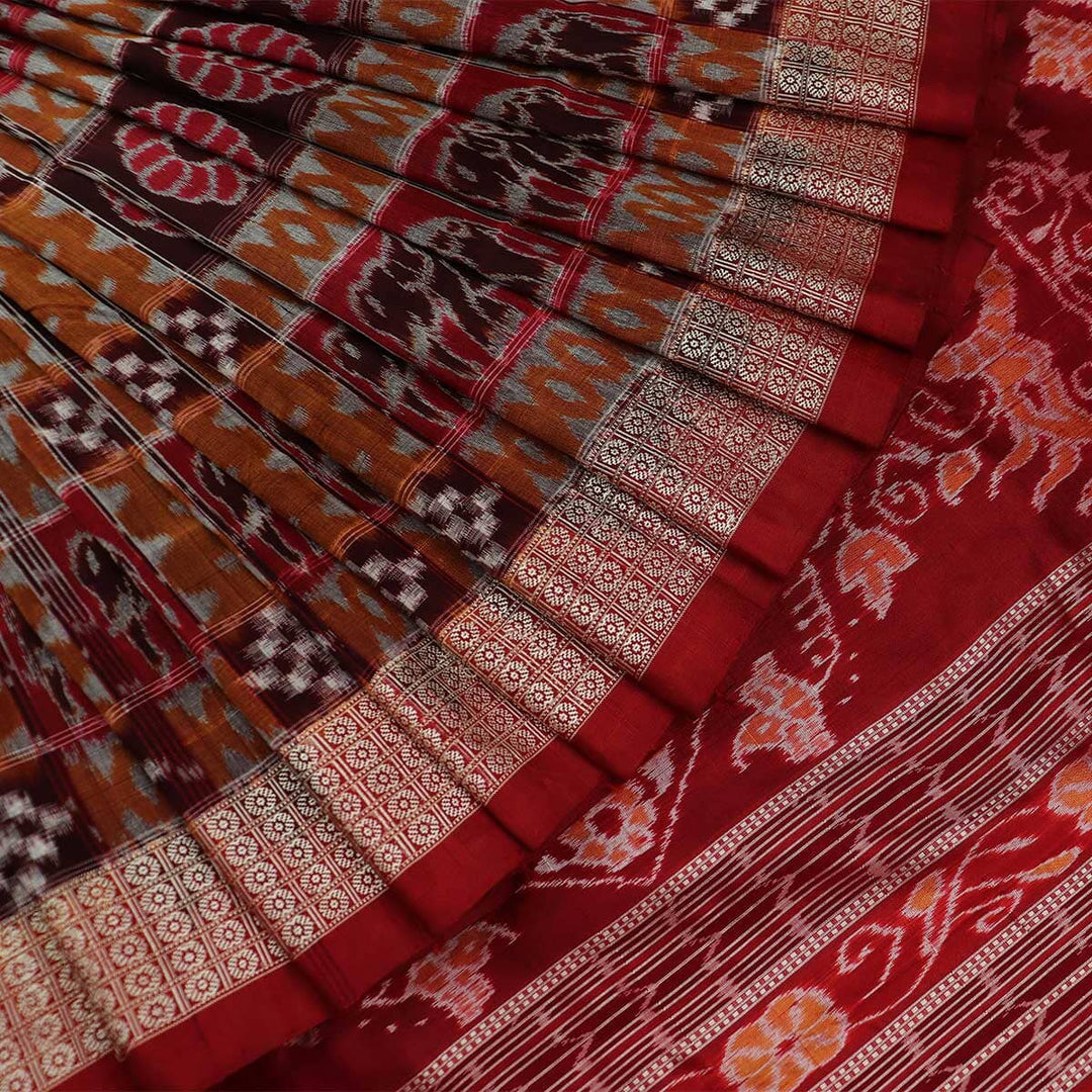 Handloom Sambalpuri Ikkat Silk Saree Handloom Saree_Sambalpuri Silk Priyadarshini Handloom