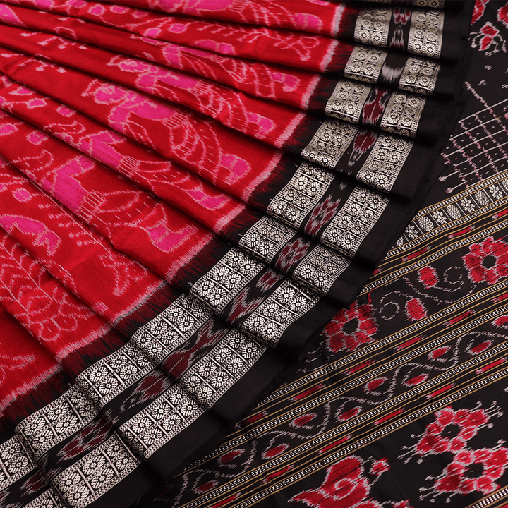 Handloom Sambalpuri Ikkat Silk Saree Handloom Saree_Sambalpuri Silk Priyadarshini Handloom