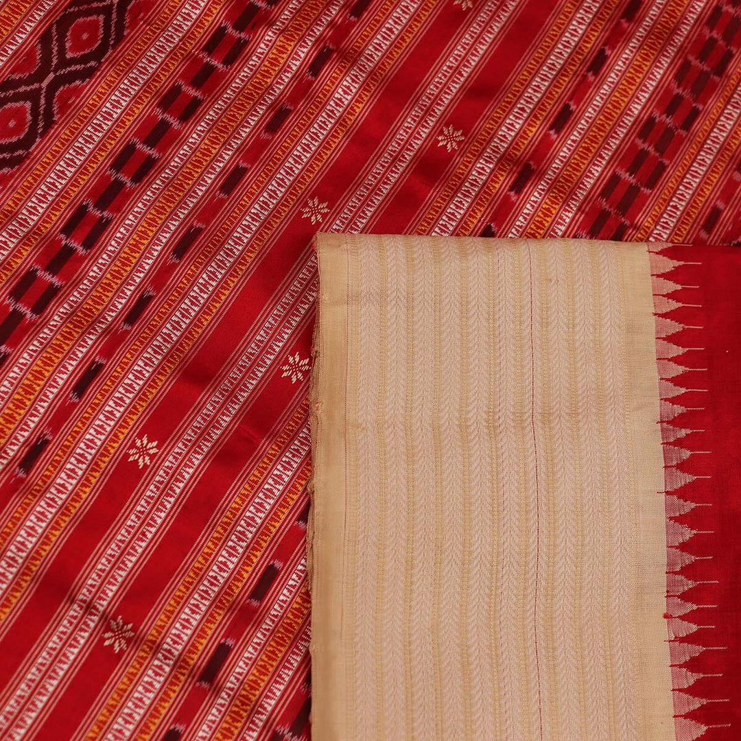 Handloom Sambalpuri Ikkat Silk Saree Handloom Saree_Sambalpuri Silk Priyadarshini Handloom