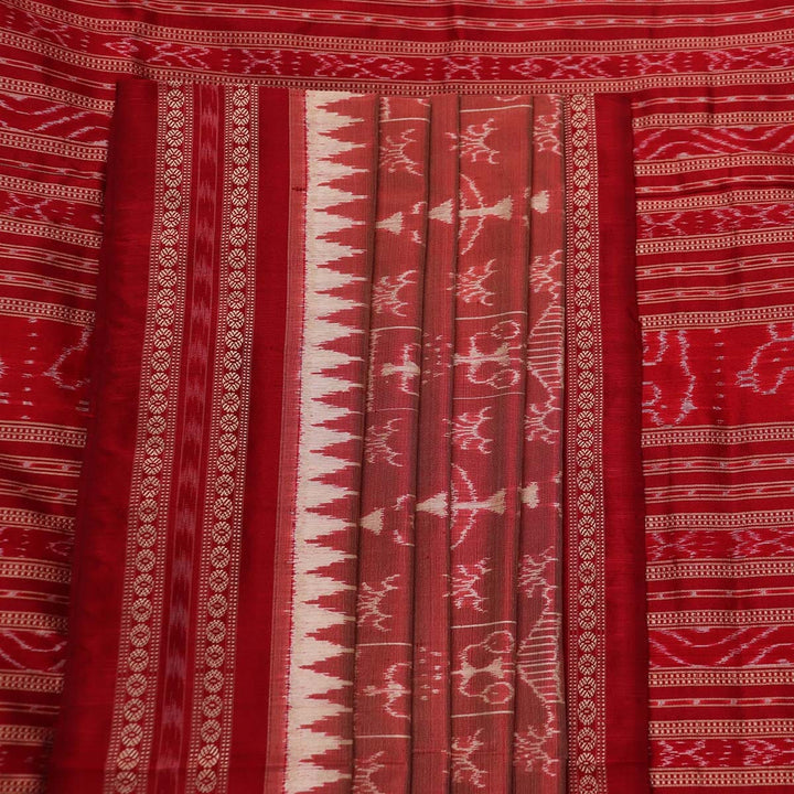 Handloom Sambalpuri Ikkat Silk Saree Handloom Saree_Sambalpuri Silk Priyadarshini Handloom