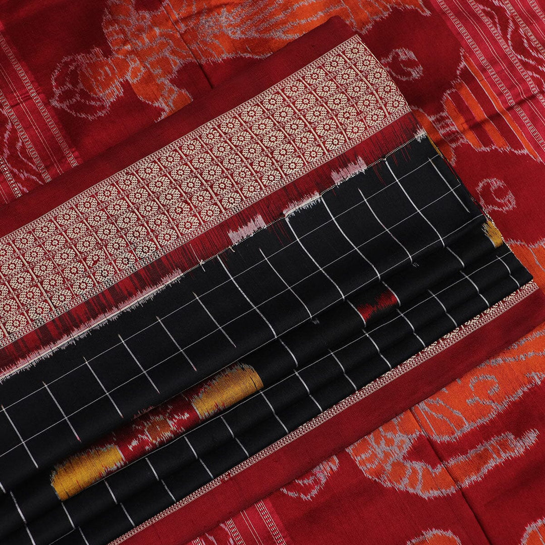 Handloom Sambalpuri Ikkat Silk Saree Handloom Saree_Sambalpuri Silk Priyadarshini Handloom