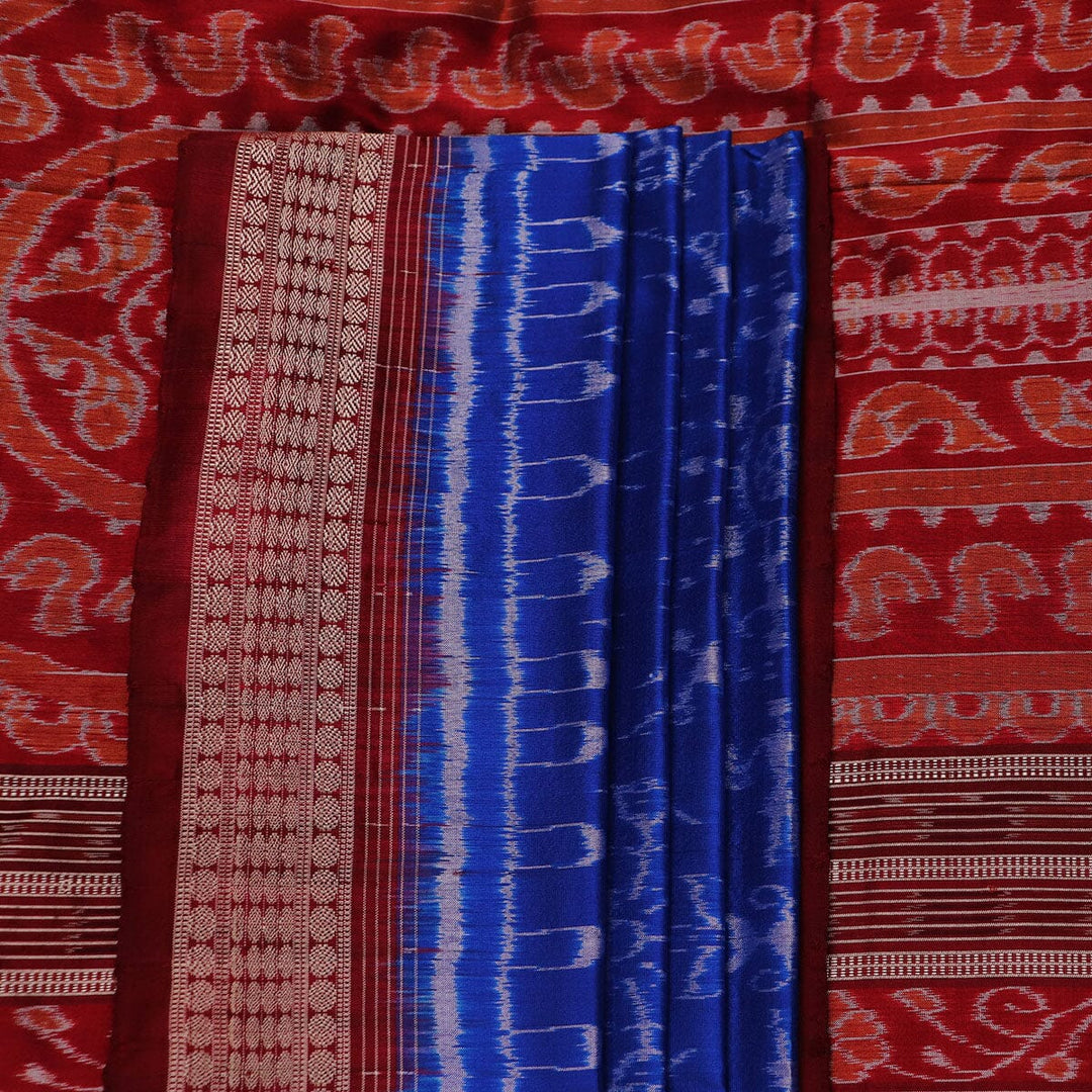 Handloom Sambalpuri Ikkat Silk Saree Handloom Saree_Sambalpuri Silk Priyadarshini Handloom