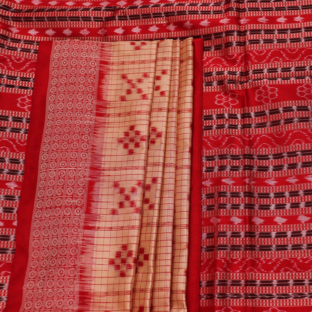 Handloom Sambalpuri Ikkat Silk Saree Handloom Saree_Sambalpuri Silk Priyadarshini Handloom