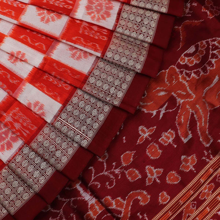 Handloom Sambalpuri Ikkat Silk Saree Handloom Saree_Sambalpuri Silk Priyadarshini Handloom