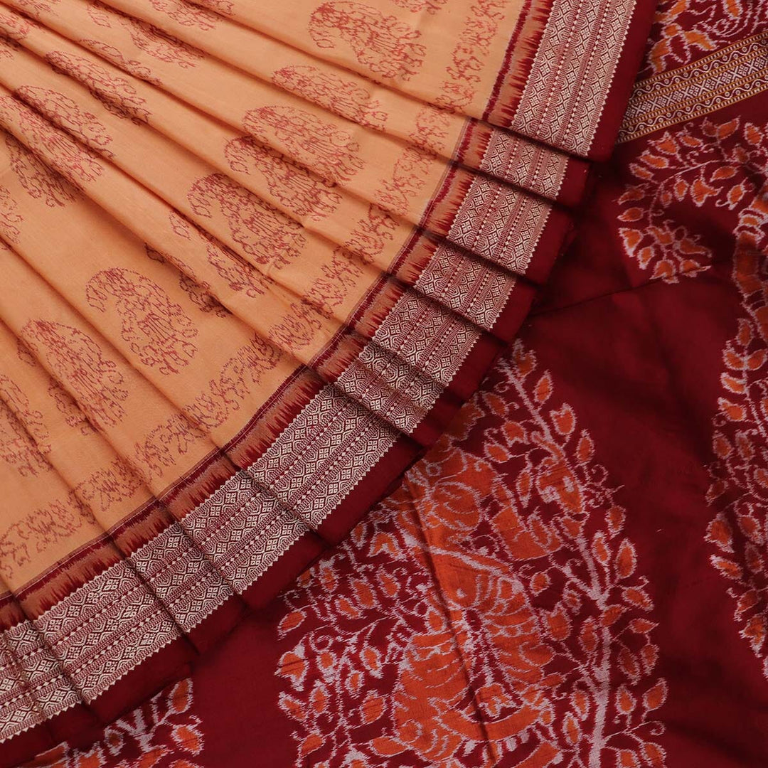 Handloom Sambalpuri Ikkat Silk Saree Handloom Saree_Sambalpuri Silk Priyadarshini Handloom