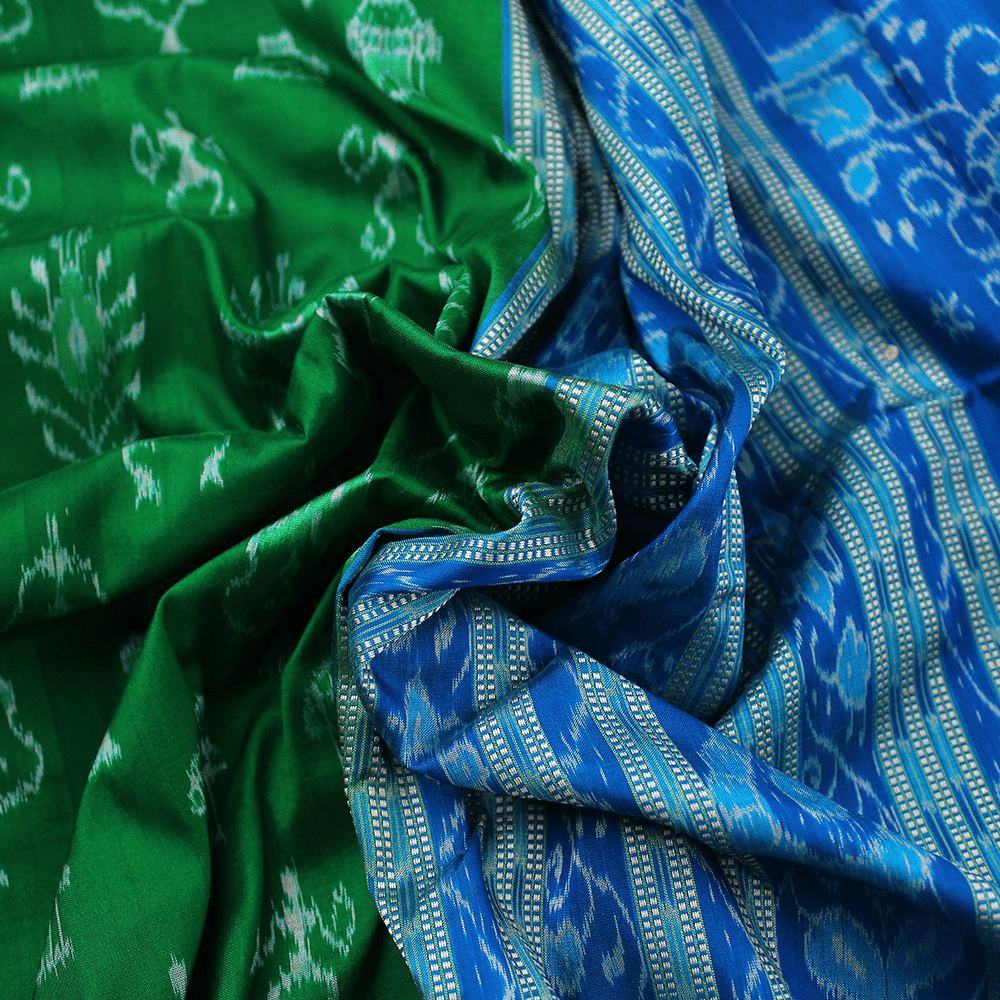 Handloom Sambalpuri Ikkat Silk Saree Handloom Saree_Sambalpuri Silk Priyadarshini Handloom