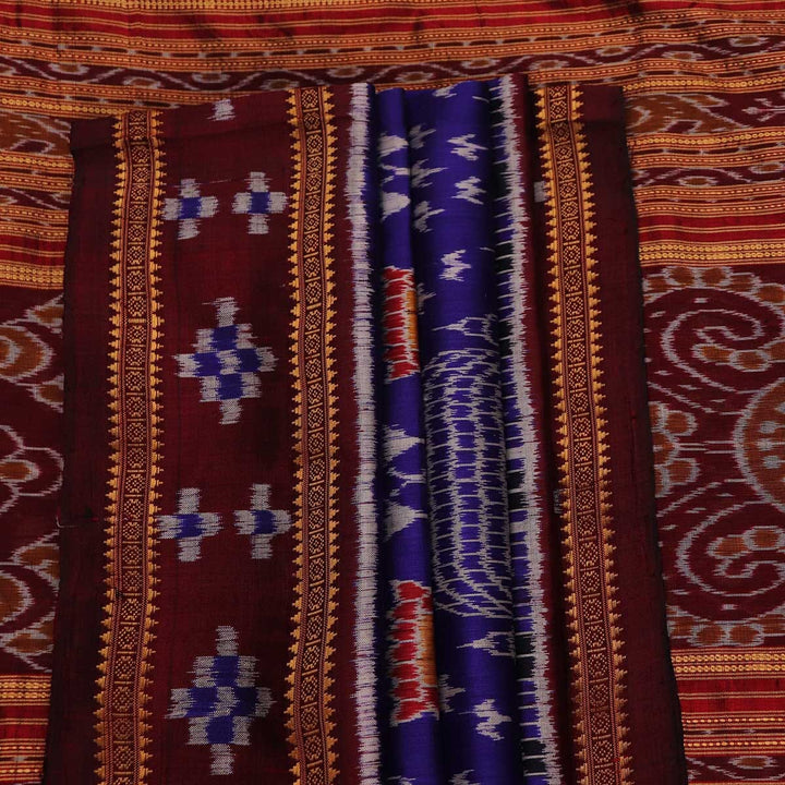 Handloom Sambalpuri Ikkat Silk Saree Handloom Saree_Sambalpuri Silk Priyadarshini Handloom