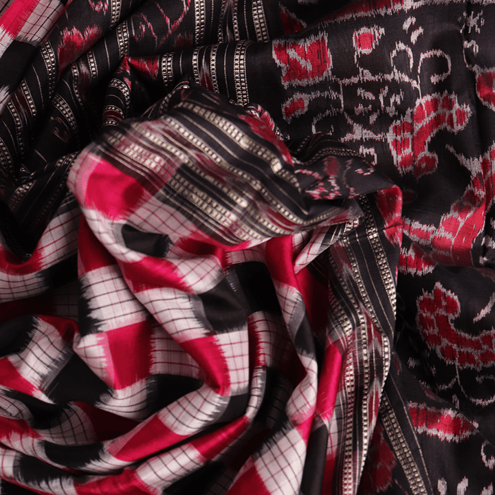 Handloom Sambalpuri Ikkat Silk Saree Handloom Saree_Sambalpuri Silk Priyadarshini Handloom