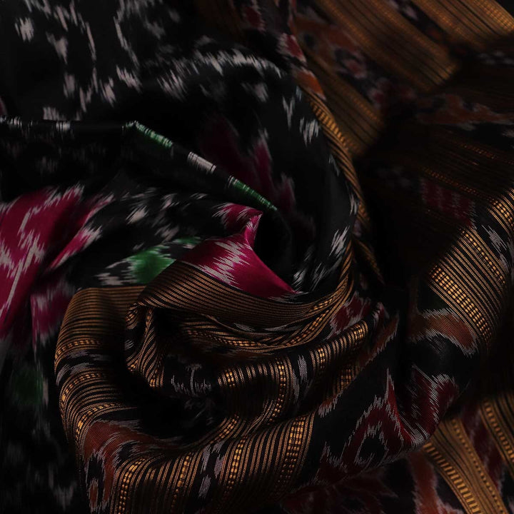 Handloom Sambalpuri Ikkat Silk Saree Handloom Saree_Sambalpuri Silk Priyadarshini Handloom