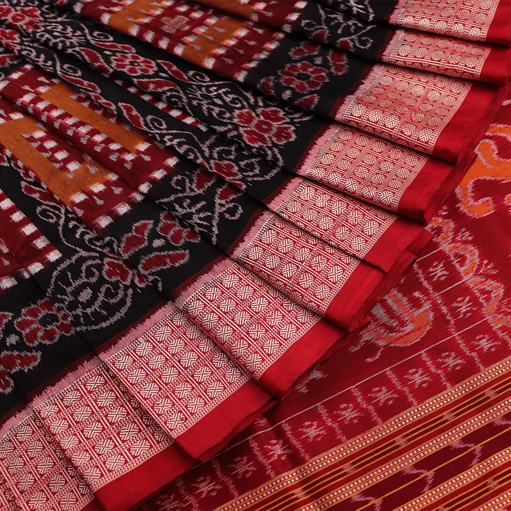 Handloom Sambalpuri Ikkat Silk Saree Handloom Saree_Sambalpuri Silk Priyadarshini Handloom