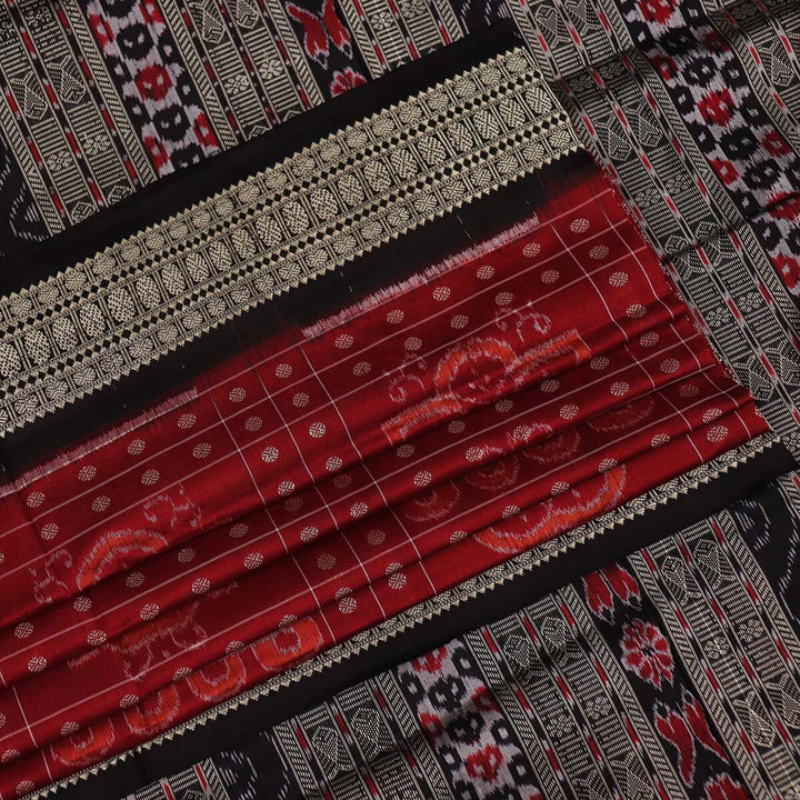 Handloom Sambalpuri Ikkat Silk Saree Handloom Saree_Sambalpuri Silk Priyadarshini Handloom