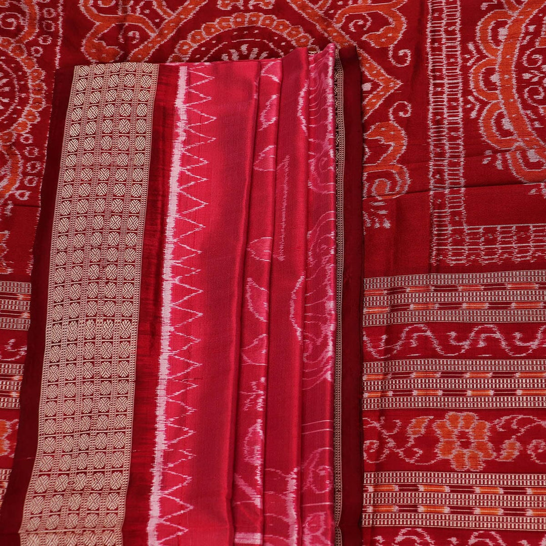 Handloom Sambalpuri Ikkat Silk Saree Handloom Saree_Sambalpuri Silk Priyadarshini Handloom