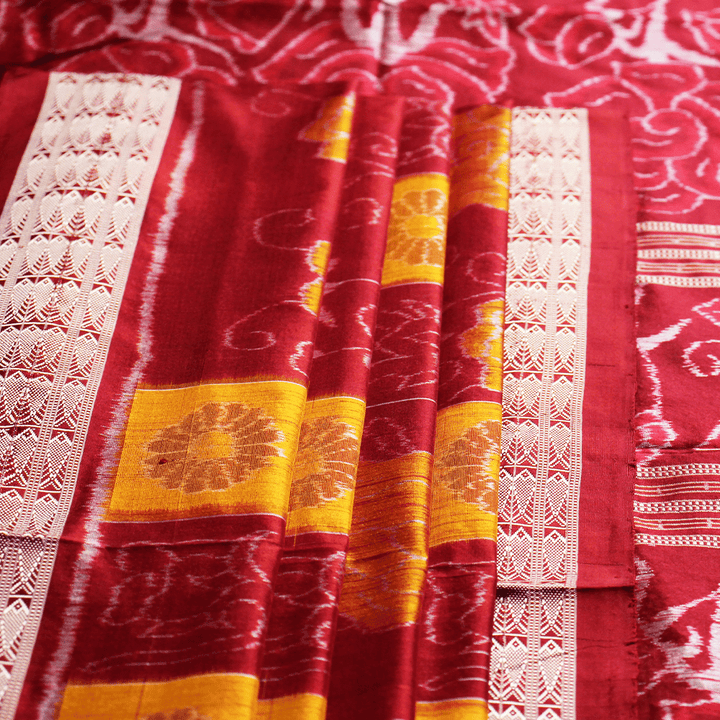 Handloom Sambalpuri Ikkat Silk Saree Handloom Saree_Sambalpuri Silk Priyadarshini Handloom