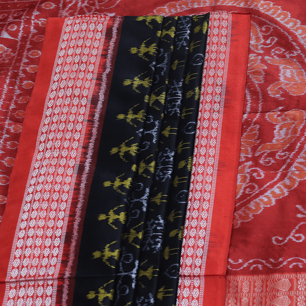 Handloom Sambalpuri Ikkat Silk Saree Handloom Saree_Sambalpuri Silk Priyadarshini Handloom