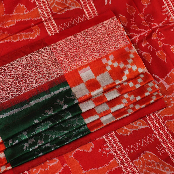 Handloom Sambalpuri Ikkat Silk Saree Handloom Saree_Sambalpuri Silk Priyadarshini Handloom