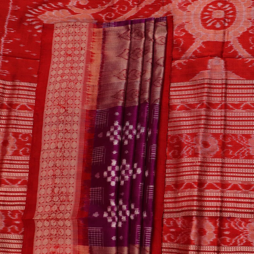 Handloom Sambalpuri Ikkat Silk Saree Handloom Saree_Sambalpuri Silk Priyadarshini Handloom