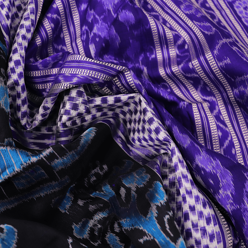 Handloom Sambalpuri Ikkat Silk Saree Handloom Saree_Sambalpuri Silk Priyadarshini Handloom