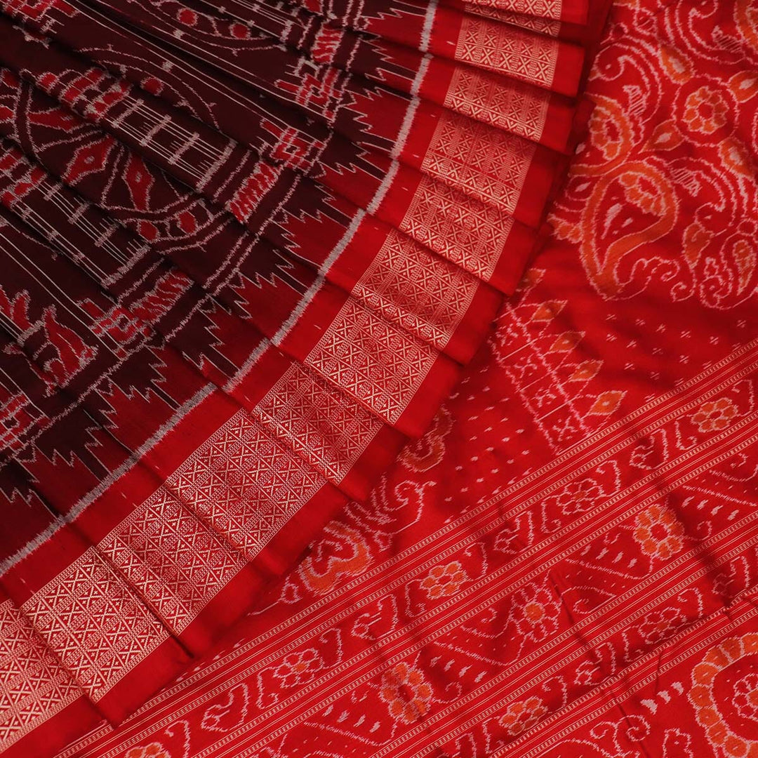 Handloom Sambalpuri Ikkat Silk Saree Handloom Saree_Sambalpuri Silk Priyadarshini Handloom