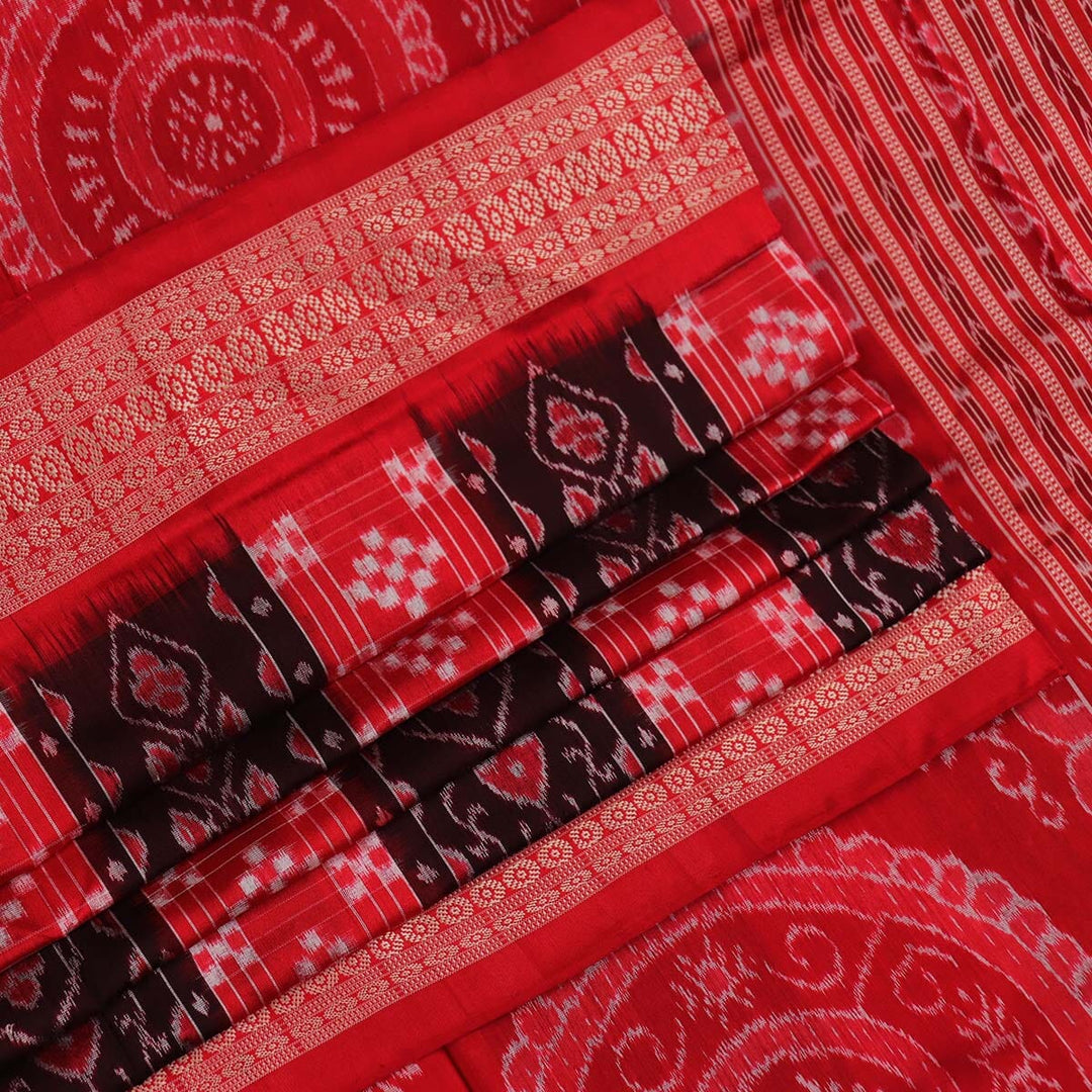 Handloom Sambalpuri Ikkat Silk Saree Handloom Saree_Sambalpuri Silk Priyadarshini Handloom
