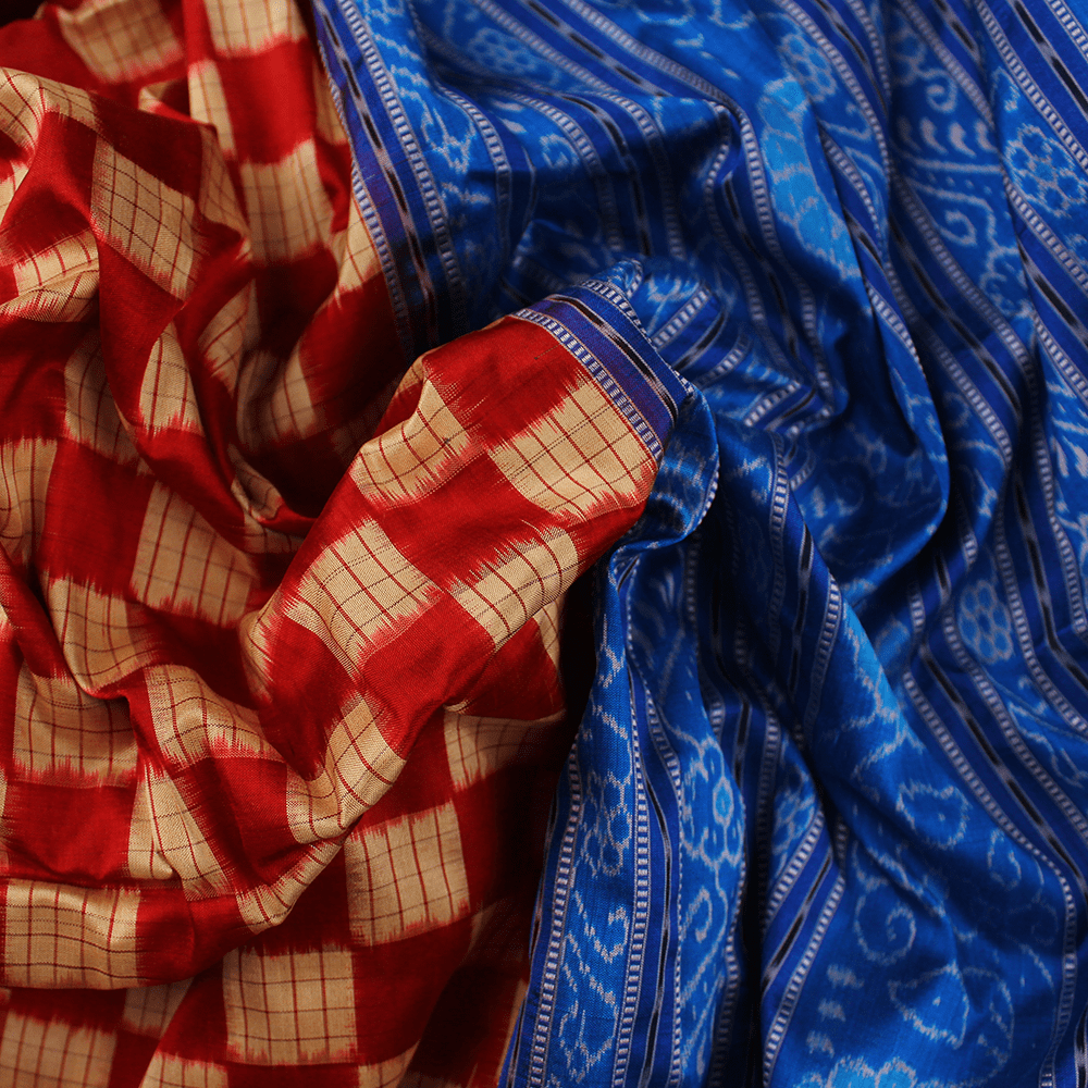 Handloom Sambalpuri Ikkat Silk Saree Handloom Saree_Sambalpuri Silk Priyadarshini Handloom
