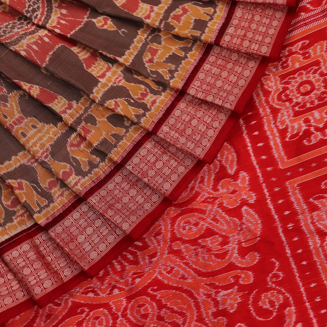 Handloom Sambalpuri Ikkat Silk Saree Handloom Saree_Sambalpuri Silk Priyadarshini Handloom