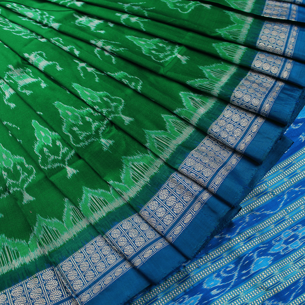 Handloom Sambalpuri Ikkat Silk Saree Handloom Saree_Sambalpuri Silk Priyadarshini Handloom