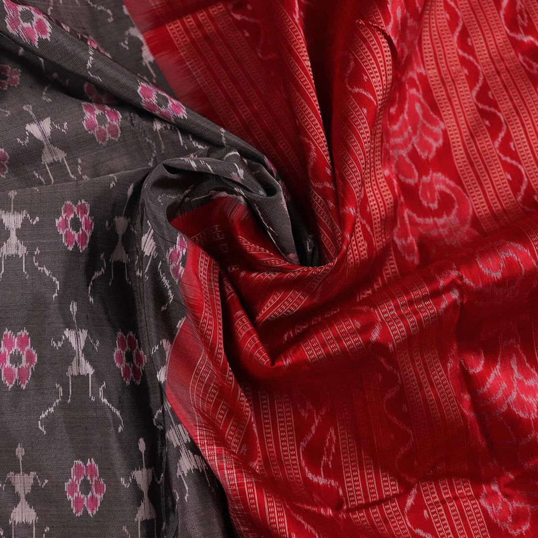 Handloom Sambalpuri Ikkat Silk Saree Handloom Saree_Sambalpuri Silk Priyadarshini Handloom