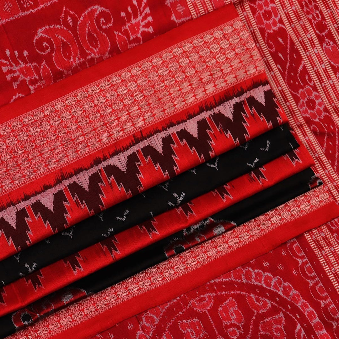 Handloom Sambalpuri Ikkat Silk Saree Handloom Saree_Sambalpuri Silk Priyadarshini Handloom