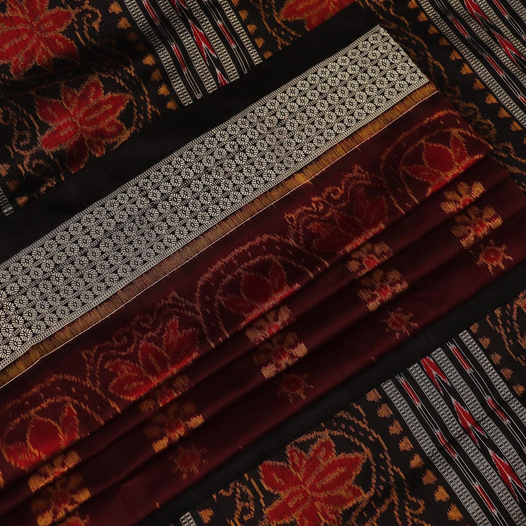 Handloom Sambalpuri Ikkat Silk Saree Handloom Saree_Sambalpuri Silk Priyadarshini Handloom