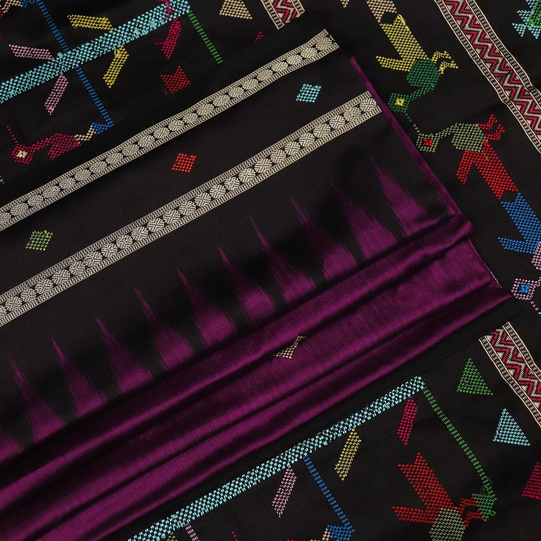 Handloom Sambalpuri Ikkat Silk Saree Handloom Saree_Sambalpuri Silk Priyadarshini Handloom