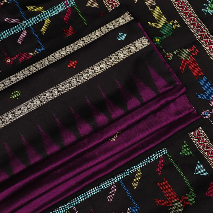 Handloom Sambalpuri Ikkat Silk Saree Handloom Saree_Sambalpuri Silk Priyadarshini Handloom
