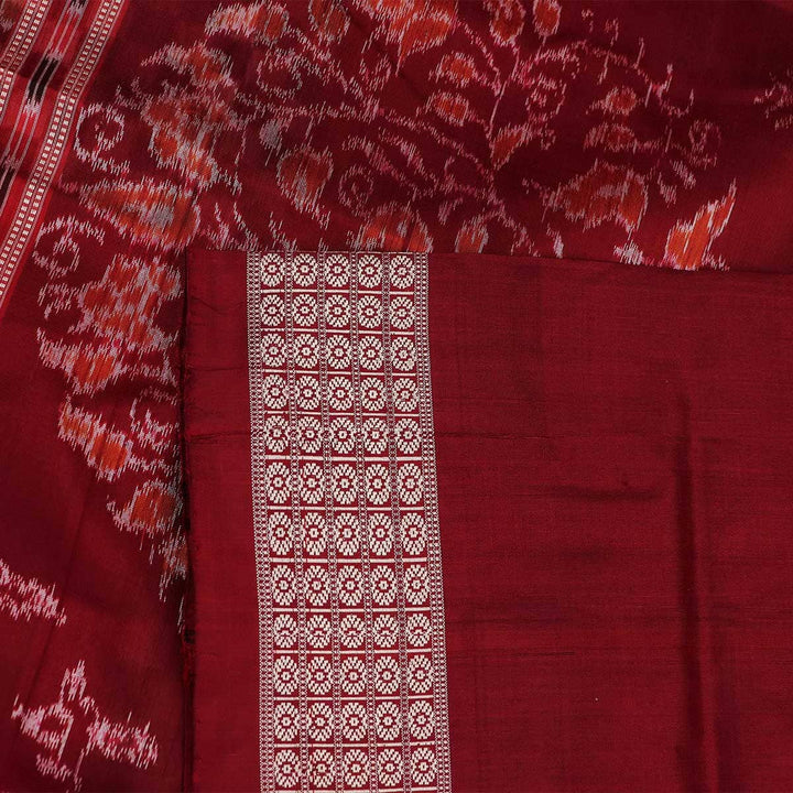 Handloom Sambalpuri Ikkat Silk Saree Handloom Saree_Sambalpuri Silk Priyadarshini Handloom