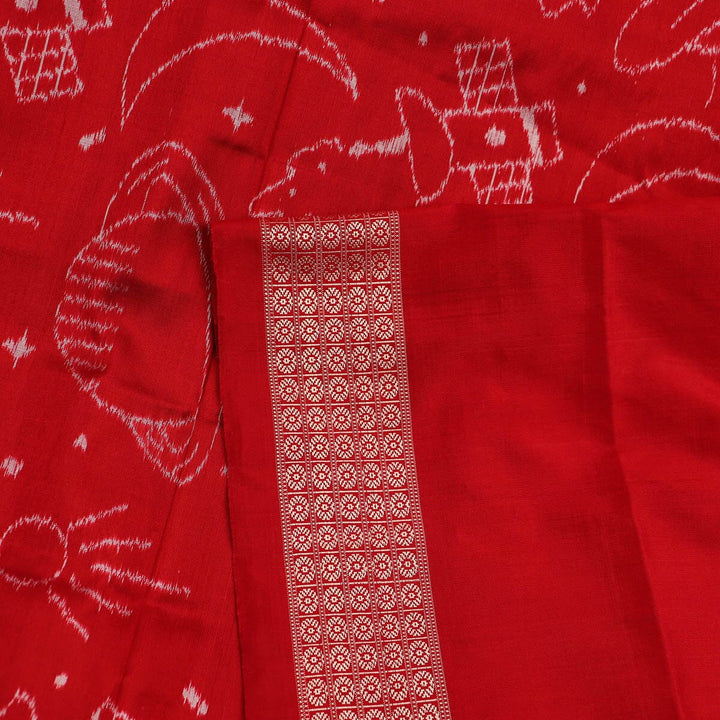 Handloom Sambalpuri Ikkat Silk Saree Handloom Saree_Sambalpuri Silk Priyadarshini Handloom