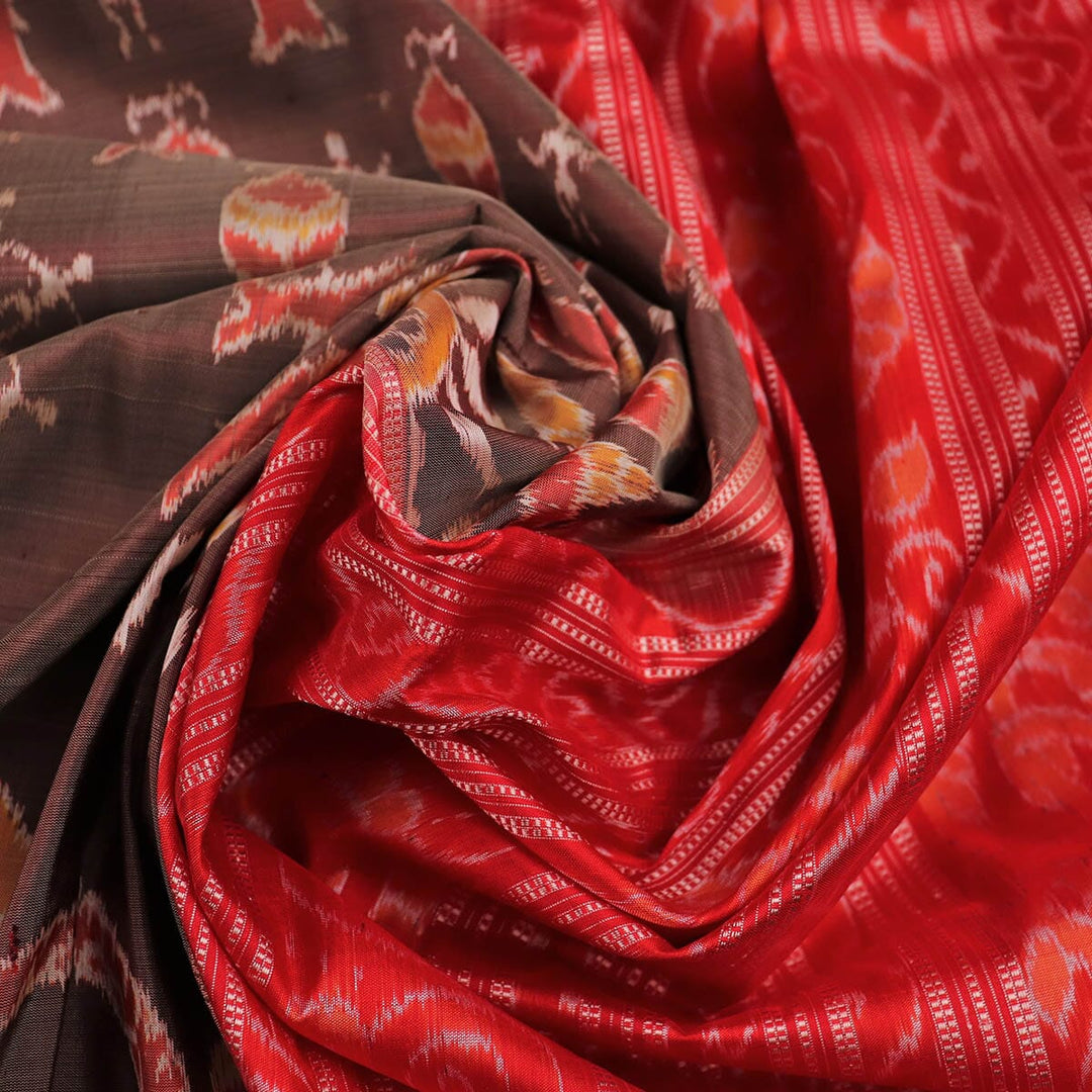 Handloom Sambalpuri Ikkat Silk Saree Handloom Saree_Sambalpuri Silk Priyadarshini Handloom