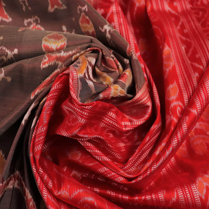Handloom Sambalpuri Ikkat Silk Saree Handloom Saree_Sambalpuri Silk Priyadarshini Handloom