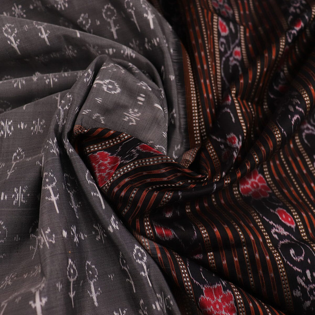 Handloom Sambalpuri Ikkat Silk Saree Handloom Saree_Sambalpuri Silk Priyadarshini Handloom