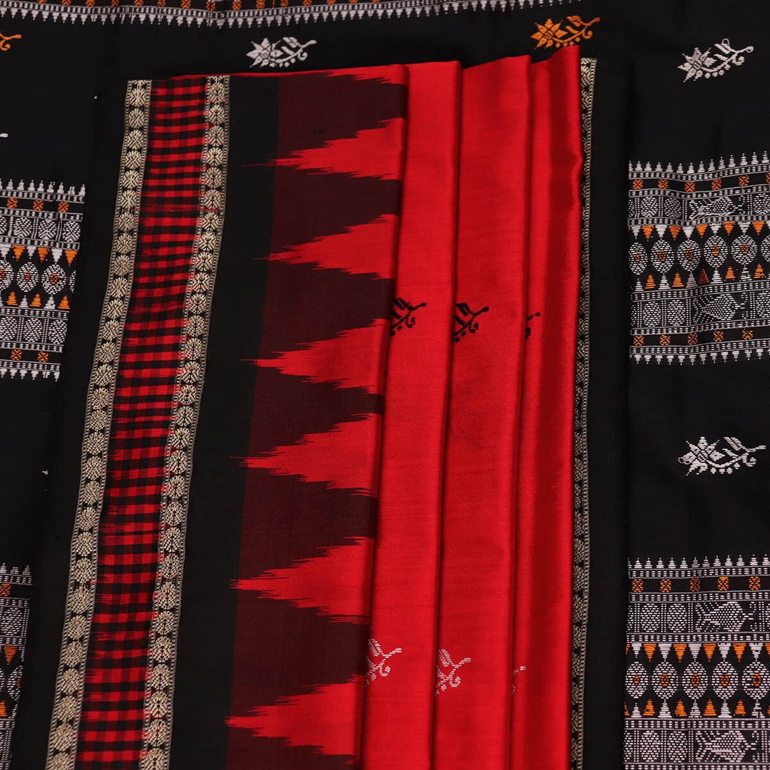 Handloom Sambalpuri Ikkat Silk Saree Handloom Saree_Sambalpuri Silk Priyadarshini Handloom