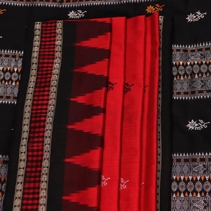 Handloom Sambalpuri Ikkat Silk Saree Handloom Saree_Sambalpuri Silk Priyadarshini Handloom